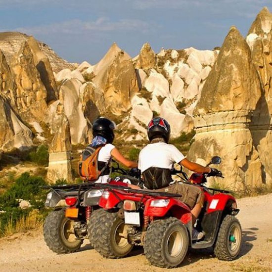 Cappadocia: Göreme Three Beauties Atv Tour 2 Hours At Sunset