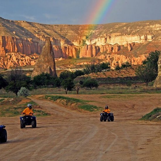 Cappadocia: Göreme Three Beauties Atv Tour 2 Hours At Sunset